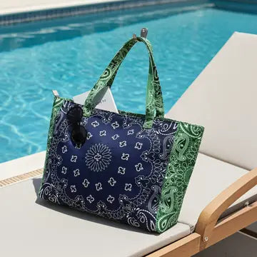 assorted bandana canvas totes