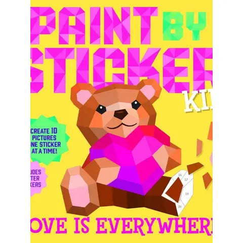 paint by sticker love everyone