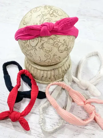 knot bow headband