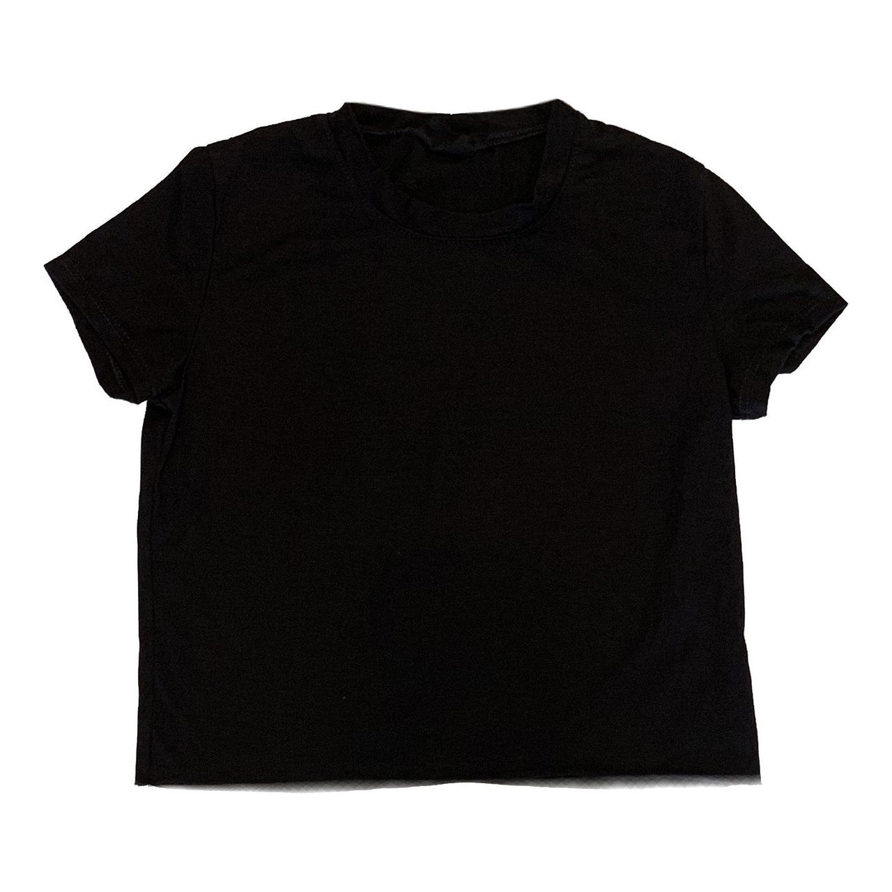 black basic t-shirt