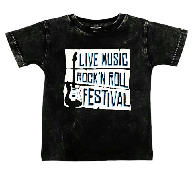 live music black tee