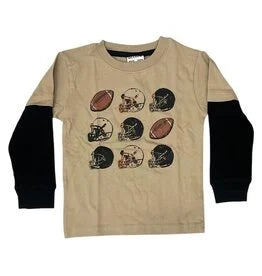 football grid jersey l/s shirt