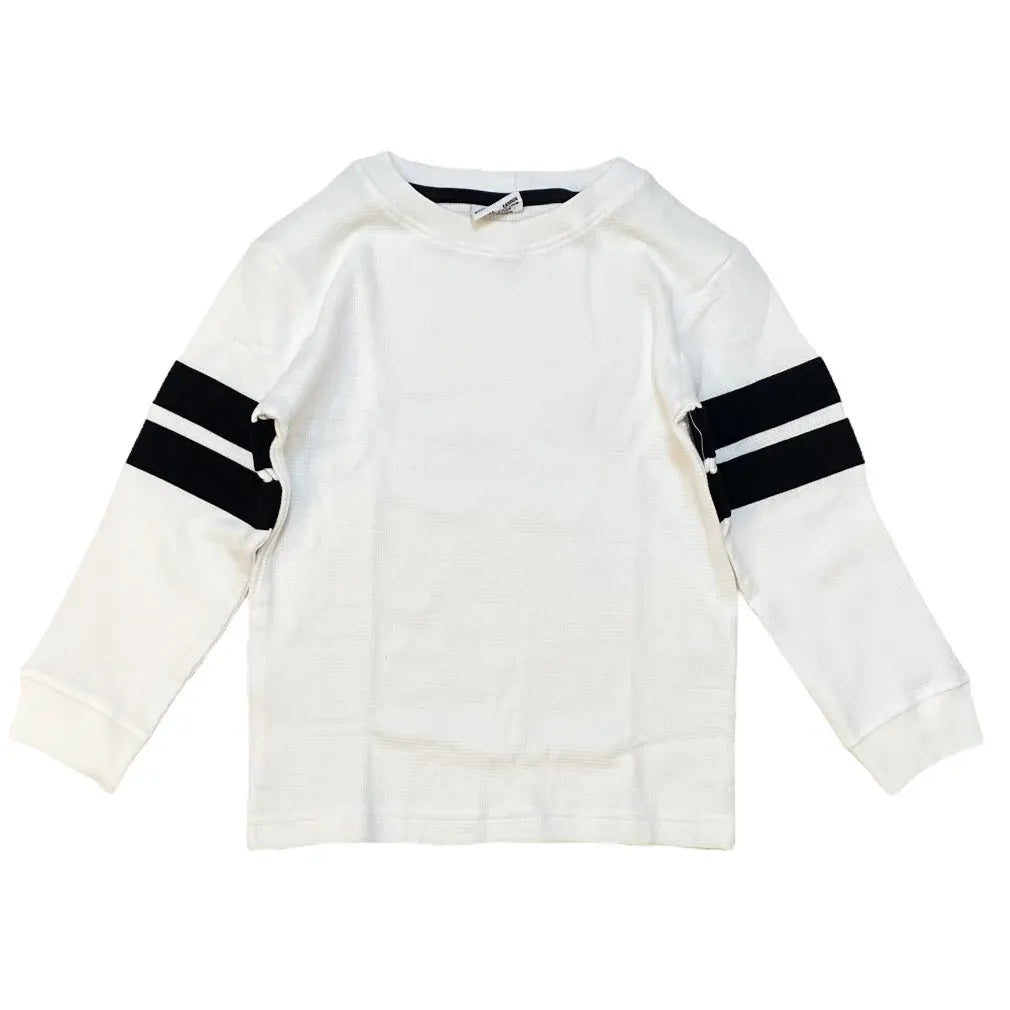 white thermal with black tape