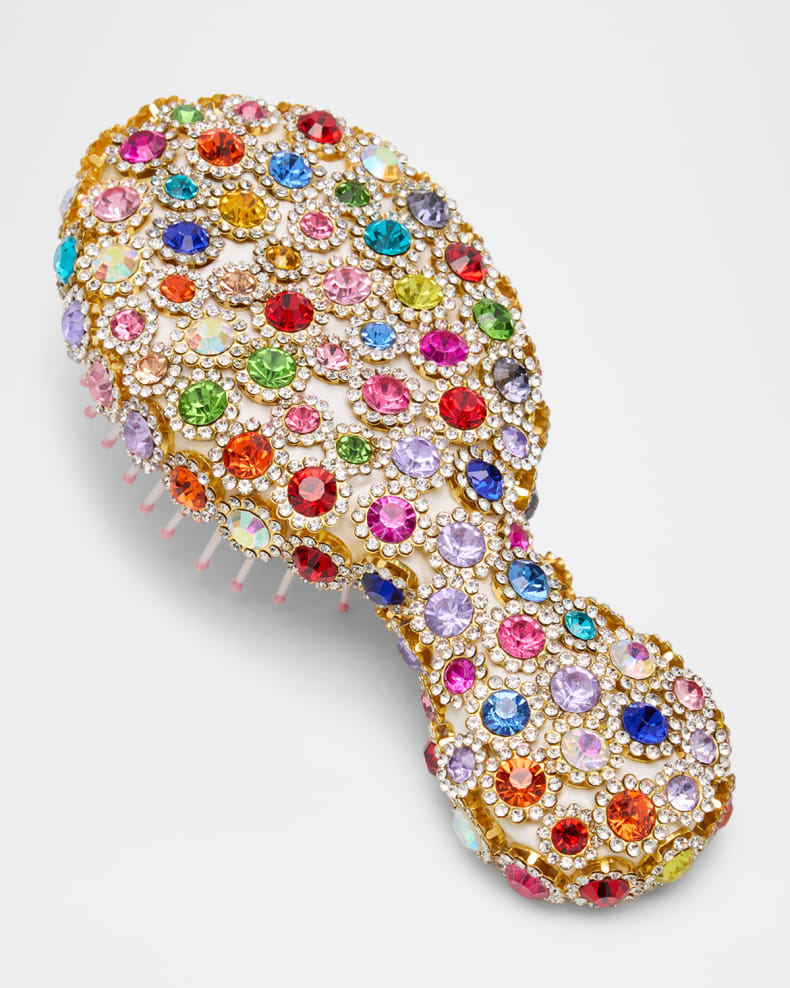 Girl's Rainbow Crystal Brush