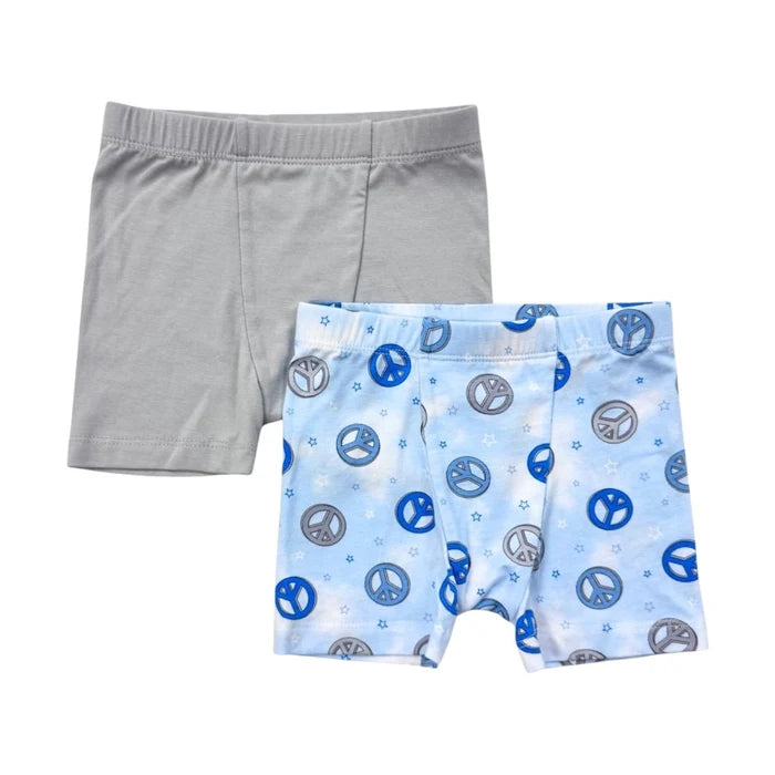 Esme Boys 2-Pk Boxer Peace