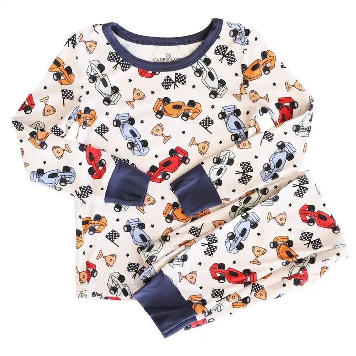 Pit Crew Two Piece Pajama Set
