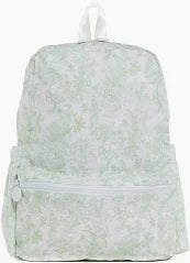 BUNNY TOILE green BACKPACK