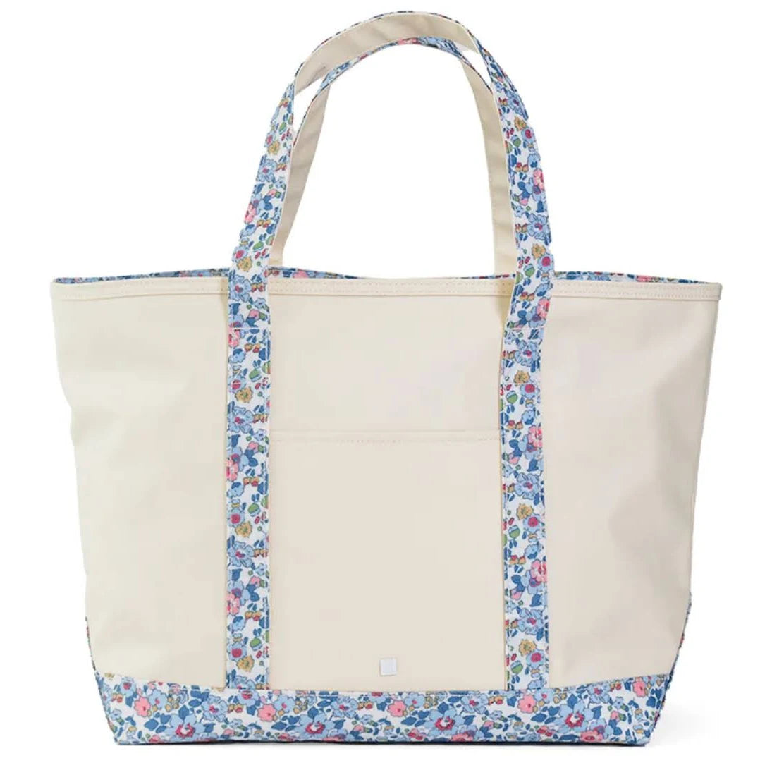 Coated Canvas Medium Tote - Bridgehampton Trim