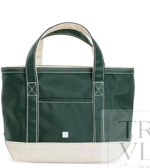 mini tote heritage green
