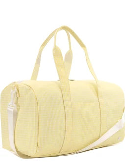 weekender Duffel-Gingham Buttercup