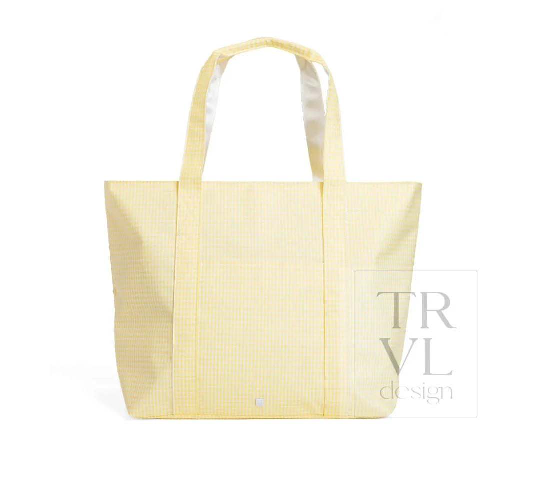 jumbo tote gingham buttercup