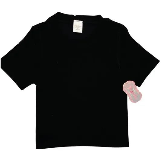 ribbed short sleeve t-shirt