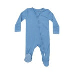 lichen blue 2 way zip footie