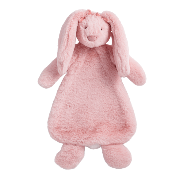 Pink Bunny Plush Woobie