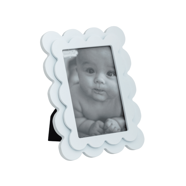 White Layered Wood Frame