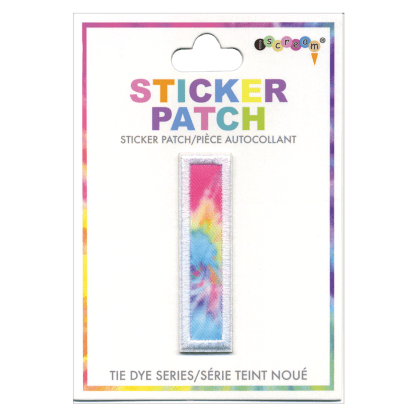 "I" Tie Dye Sticker Patch