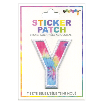 "Y" Tie Dye Sticker Patch
