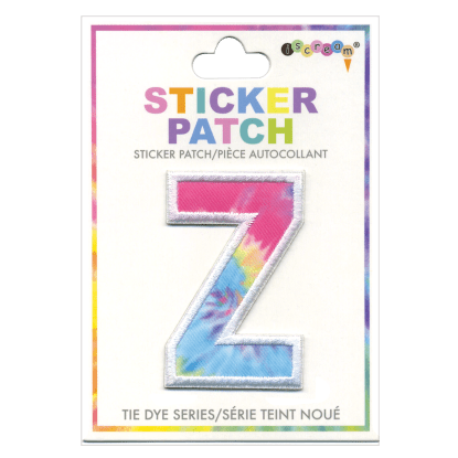 "Z" Tie Dye Sticker Patch