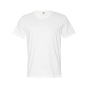 White alternative basic crew custom printing shirt