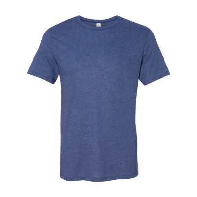 Keeper Vintage Jersey Crew Tee blue heather color