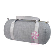 Grey Chambray Medium Duffel