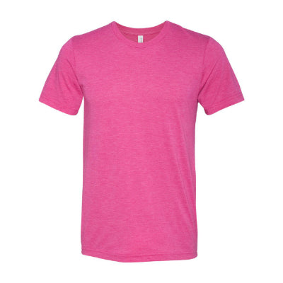 Bella + Canvas Unisex Plain pink t-shirt you can wear it plain or personalize it
