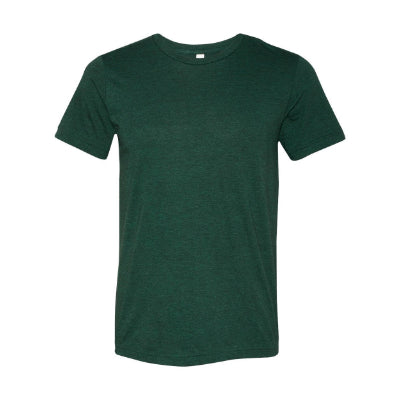 Bella+Canvas Men's Triblend T-Shirt - Green, Size Large
