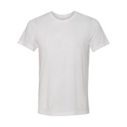 Tri-blend White plain t shirt
