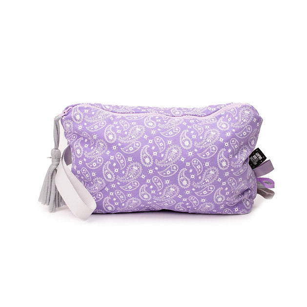 Lilac Paisley Cotton Pouch