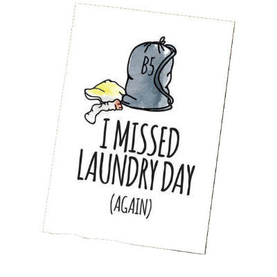 Dirty Laundry Camp Card
