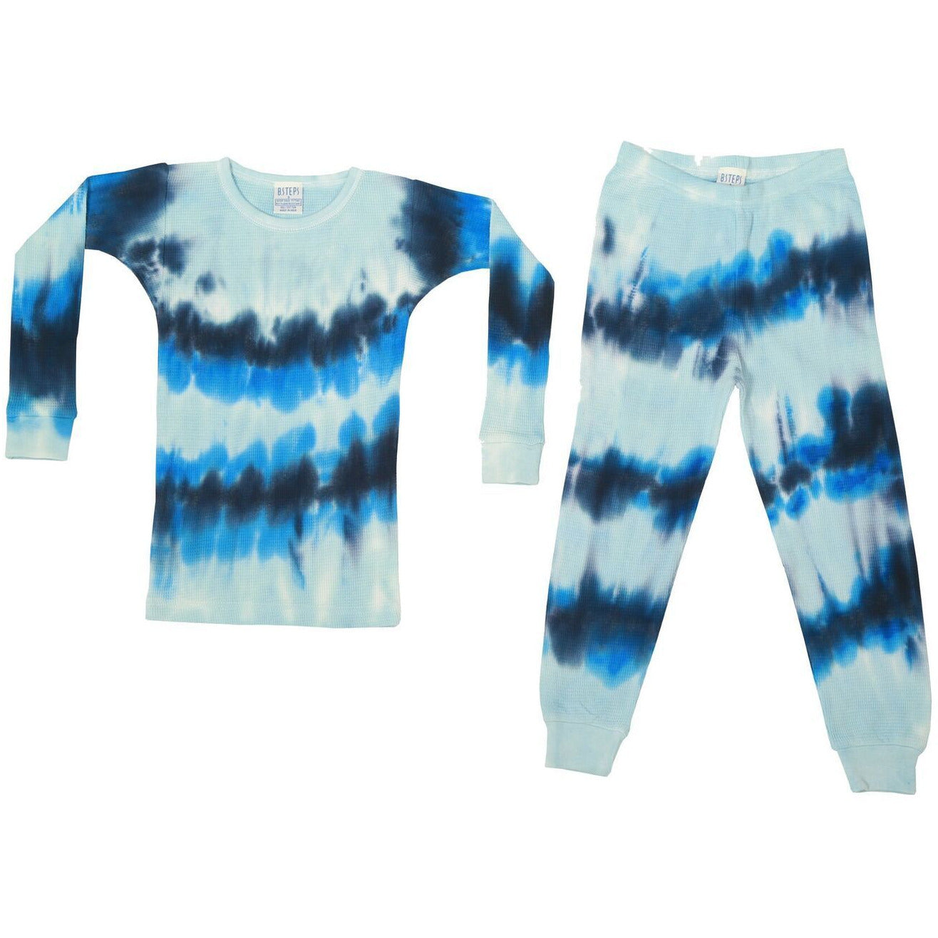 Tie dye thermal pajamas top