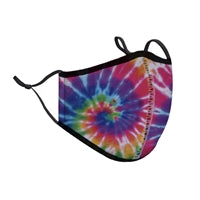 Primary Tie Dye Face Mask Adult Large