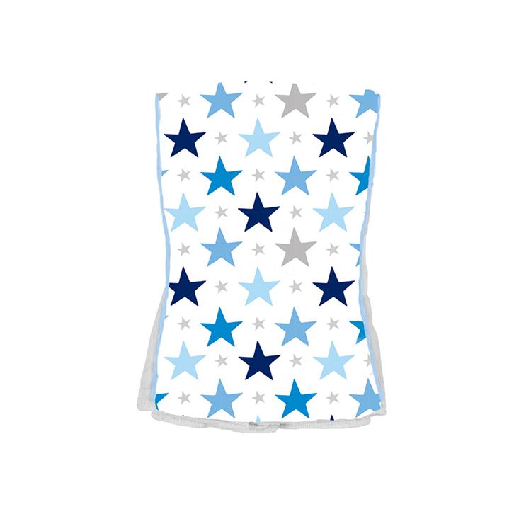Blue Star Burp Cloth