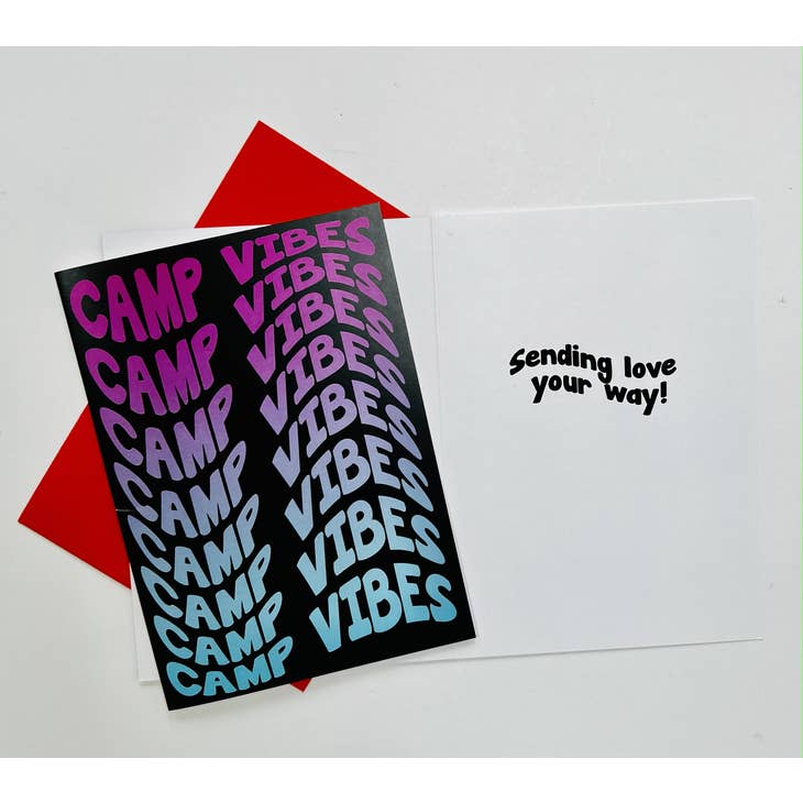 Camp Vibes Greeting Card