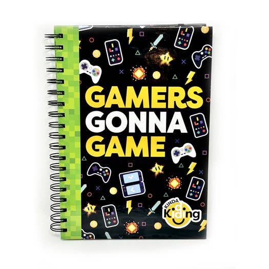 gamers gonna game spiral bound notebook
