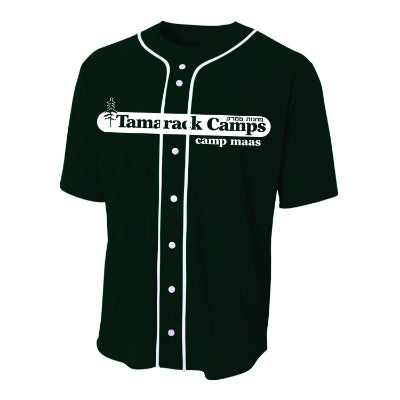Tamarack Short Sleeve Full Button Baseball Jersey